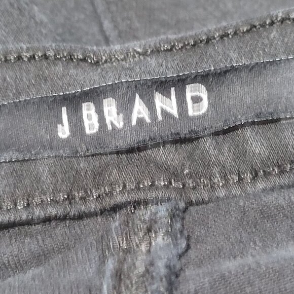 J Brand Maria Skinny Jeans Womens Size 26 Mid Rise Dark Wash Denim Pants - Picture 4 of 7